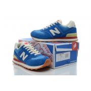 Chaussure New Balance Basse 574 Bleu Pour Femme en Soldes